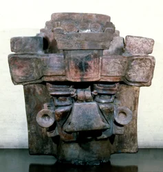 Urna funeraria de Monte Albán, 100-200 d.C.